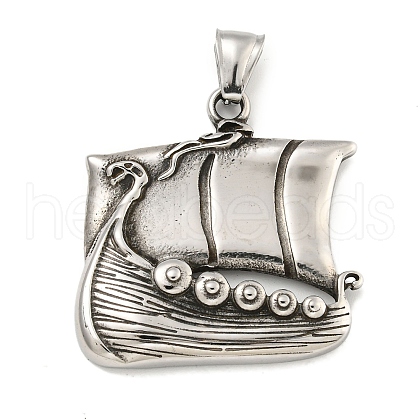 316 Surgical Stainless Steel Pendants STAS-E212-155AS-1