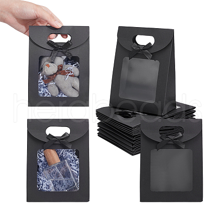 Rectangle Kraft Paper Gift Bags ABAG-WH0038-27B-01-1