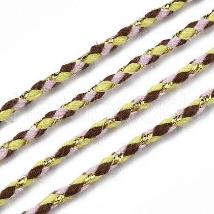 Tri-color Polyester Braided Cords OCOR-T015-B04-1