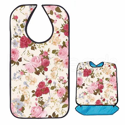 Washable Polyester Canvas Adult Bibs for Eating AJEW-WH0327-018-1