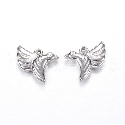 304 Stainless Steel Charms STAS-N0014-05P-1