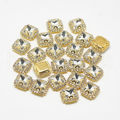 Sew on Rhinestone RGLA-T126-8mm-01G-1