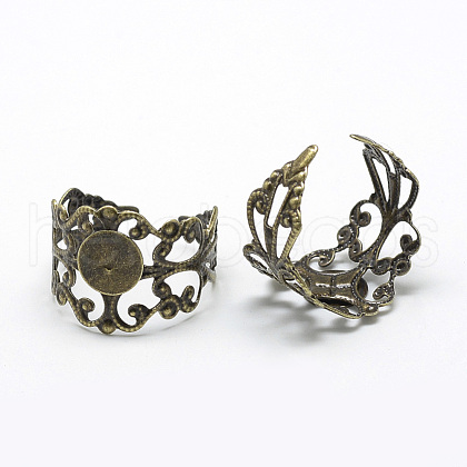 Iron Filigree Cuff Rings MAK-Q011-38AB-1