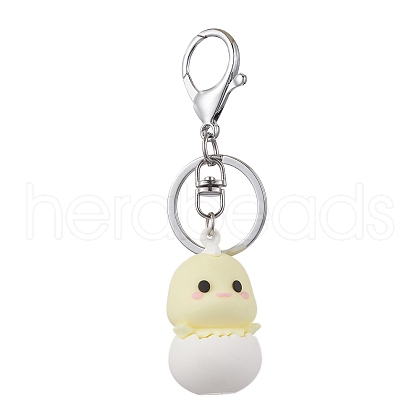 PVC Doll Pendant Decorations HJEW-JM02745-01-1