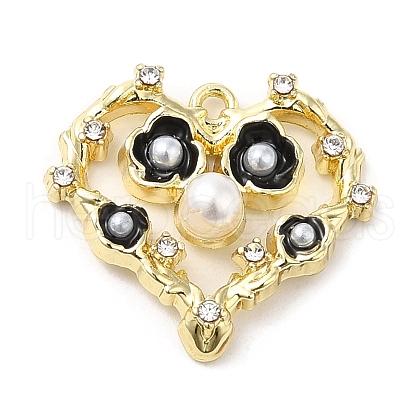 Spray Painted Alloy Pendants PALLOY-D019-11G-02-1