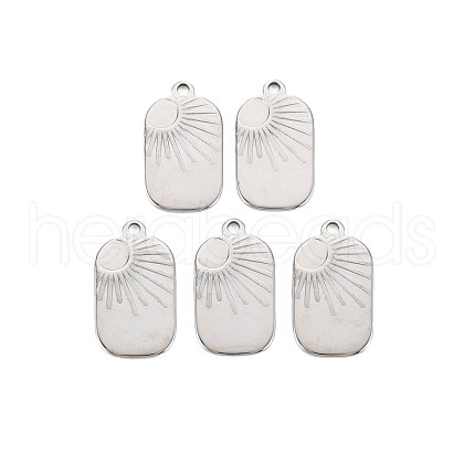 Non-Tarnish 201 Stainless Steel Pendants STAS-S119-147P-1