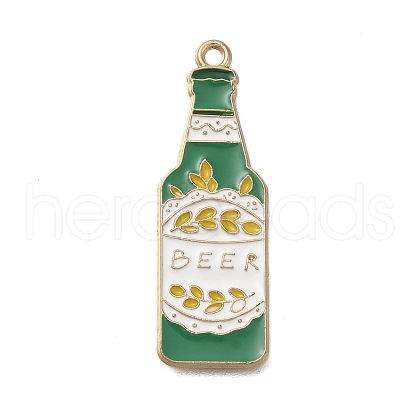 Oktoberfest Theme Alloy Enamel Pendants ENAM-S021-06G-A-1