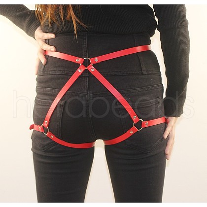 Alloy & Imitation Leather Waist Chains FS-WGFD006-02-1