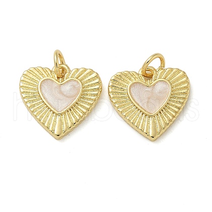Rack Plating Brass Enamel Charms KK-K392-34G-02-1
