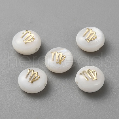 5Pcs Natural Freshwater Shell Beads BSHE-TAC0004-01H-1