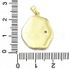Brass Micro Pave Cubic Zirconia Pendants KK-K400-21A-G-3