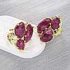 Natural Quartz Cuff Rings RJEW-M076-06G-02-4