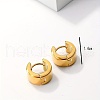 Vintage Geometric Stainless Steel Hoop Earrings JL1708-4
