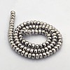 Electroplate Non-magnetic Synthetic Hematite Beads Strands G-J208F-06-2