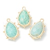 Natural Amazonite Pendants G-B009-02G-D-1