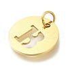Ion Plating(IP) 304 Stainless Steel Pendants STAS-M074-01G-B-2