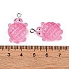 Gradient Color & Luminous Opaque Resin Pendants RESI-S011-01E-5