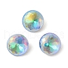 Glass Rhinestone Cabochons RGLA-L029-10B-SPLA-1