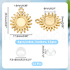 Unicraftale DIY Blank Sun Pendant Making Kit DIY-UN0005-08-3