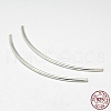 Tube 925 Sterling Silver Beads X-STER-O021-A-07-1