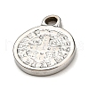 Non-Tarnish 304 Stainless Steel Charms STAS-L270-07P-3
