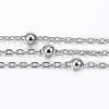 Tarnish Resistant 304 Stainless Steel Cable Chains CHS-H009-30P-1