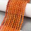 Natural Red Aventurine Beads Strands G-M438-A09-01-2