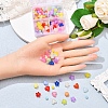 4 Style Transparent Acrylic Beads MACR-YW0001-62-7