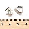 Tibetan Style Alloy European Beads TIBE-L008-32AS-3