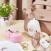 WADORN 2Pcs 2 Colors PU Leather Mini Coin Bag for Women KEYC-WR0001-45B-4