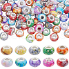 SOFPLATE 120Pcs Resin European Beads FIND-SP0002-05E-1