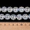 Transparent Electroplate Glass Beads Strands EGLA-N012-16-4