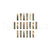BENECREAT 20Pcs Natural Black Lip Shell Pendants BSHE-BC0001-18A-7