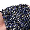 Natural Lapis Lazuli Beads Strands G-RM2025-A41-4mm-A-1