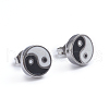 Feng Shui 304 Stainless Steel Stud Earrings X-EJEW-L248-047P-1