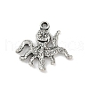 Tibetan Style Alloy Pendants PALLOY-V008-01F-AS-1