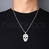 Non-Tarnish 201 Stainless Steel Pendant Necklaces for Man NJEW-Q336-04A-P-3