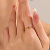 Mother's Day Rings Brass Micro Pave Cubic Zirconia Finger Rings for Women ZG1628-1