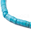 Natural Turquoise Beads Stretch Bracelets for Men Women BJEW-JB11670-06-3
