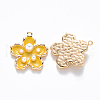 Brass Enamel Pendants KK-T049-052G-05-NF-2