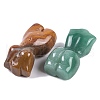 Natural & Synthetic Gemstone Carved Lady Model Figurines Statues for Home Office Desktop Ornament G-Q172-15-2