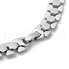 Non-Tarnish 304 Stainless Steel Bib Necklaces for Men NJEW-Q340-03P-3
