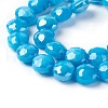 Electroplate Glass Beads Strands EGLA-J106A-E27-2