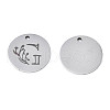 304 Stainless Steel Charms STAS-T059-26P-G-3
