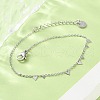 304 Stainless Steel Cable Chain Bracelets for Women BJEW-A036-20P-3