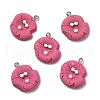 Opaque Resin Pendants RESI-D055-063P-1