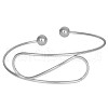Exaggerated 304 Stainless Steel Open Cuff Bangles PA0789-1-1