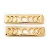 Brass Moon Phase Bar Pendants X-KK-H756-01G-2