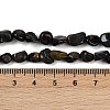 Dyed Natural Blue Tiger Eye Beads Strands G-Q060-D09-5