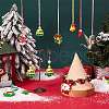 SUNNYCLUE 48Pcs 12 Styles Christmas Theme Opaque Resin Pendants RESI-SC0005-66-4